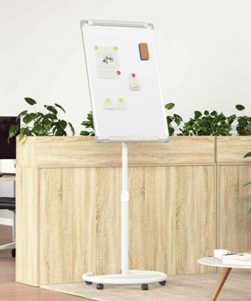 Magnetische Weißwandtafel Weiß und grau 62 x 62 x 195 cm EPS