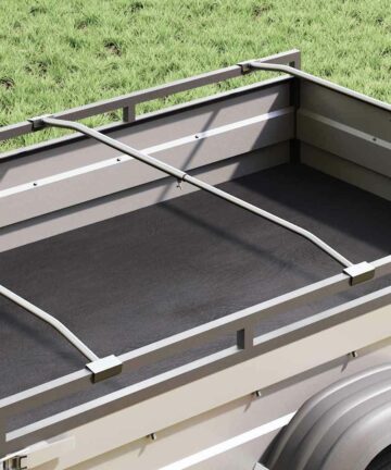 geeignet für flache Planenhalterung 3 pcs Silber 100-145 cm