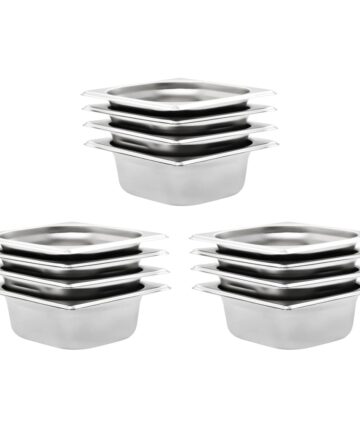 Gastronormbehälter 12 Stk. GN 1/6 65 mm Edelstahl